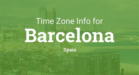 timezone barcelona